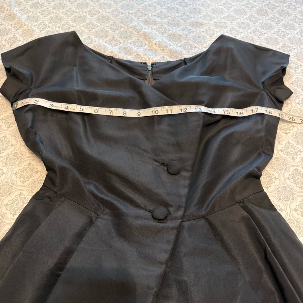 VINTAGE CHRISTIAN DIOR Taffeta Dress - Picture 13 of 16